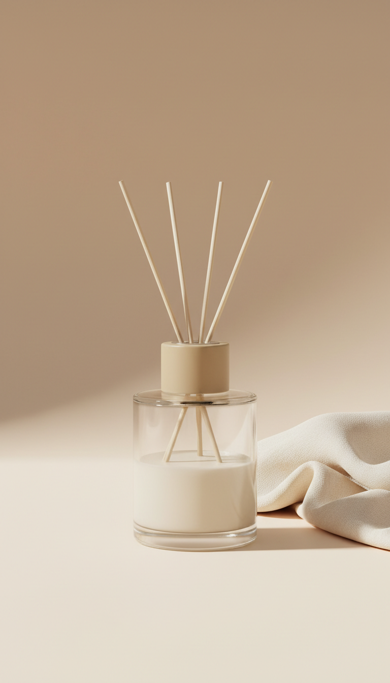 Ivory Reed Diffuser With Fig Leaf